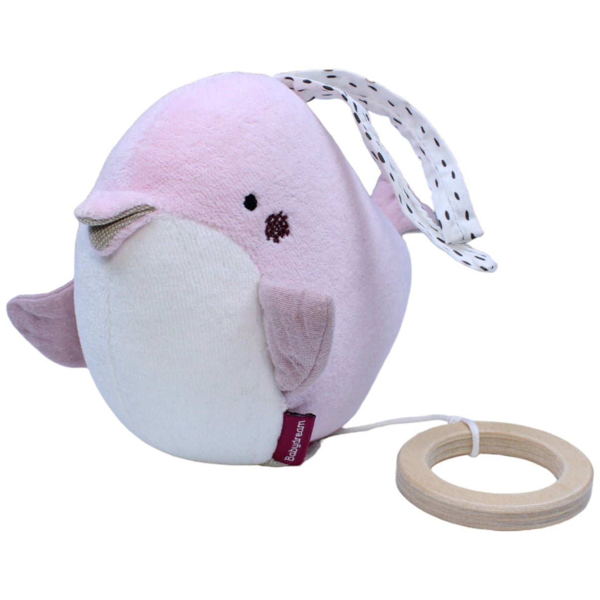 1236791 Babydream Spieluhr für Mädchen mit Bio - Baumwolle, rosa Vogel Spieluhr Kumpel Leo Gebraucht Rossmann