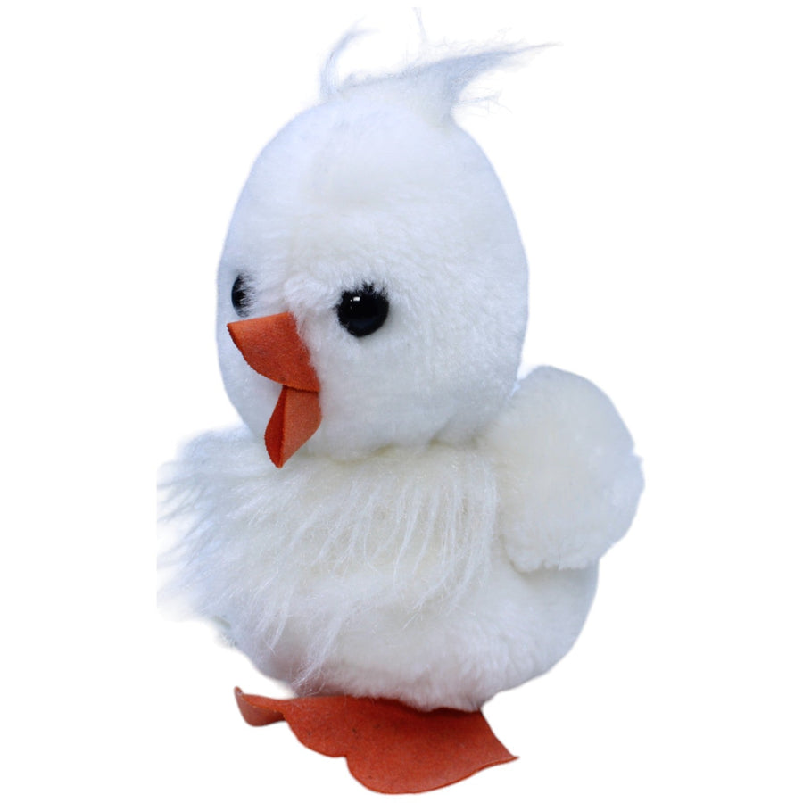 Plüschel, weiße Ente sitzend