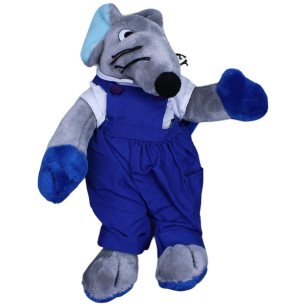 Ratte im Blaumann, stehend