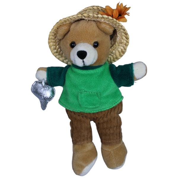 Gärtner Teddybär mit Gießkanne