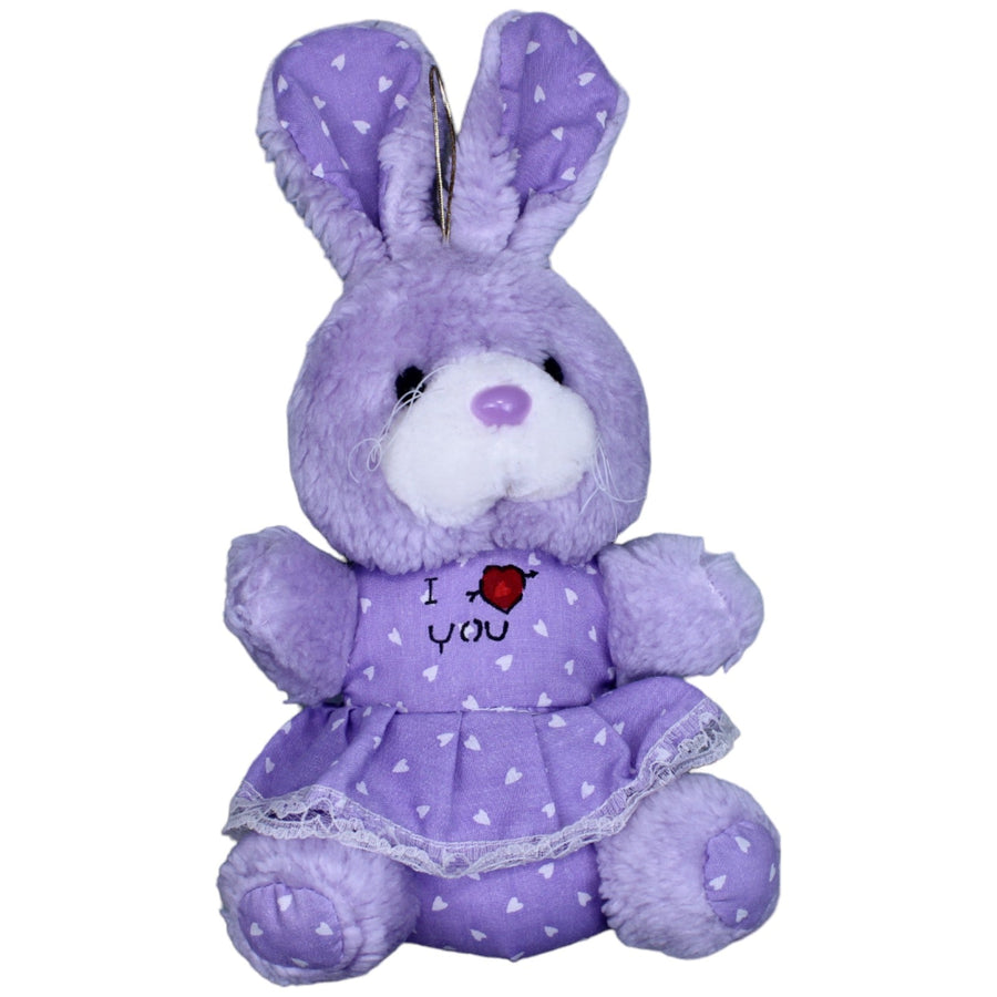 Lila Hase mit Kleid