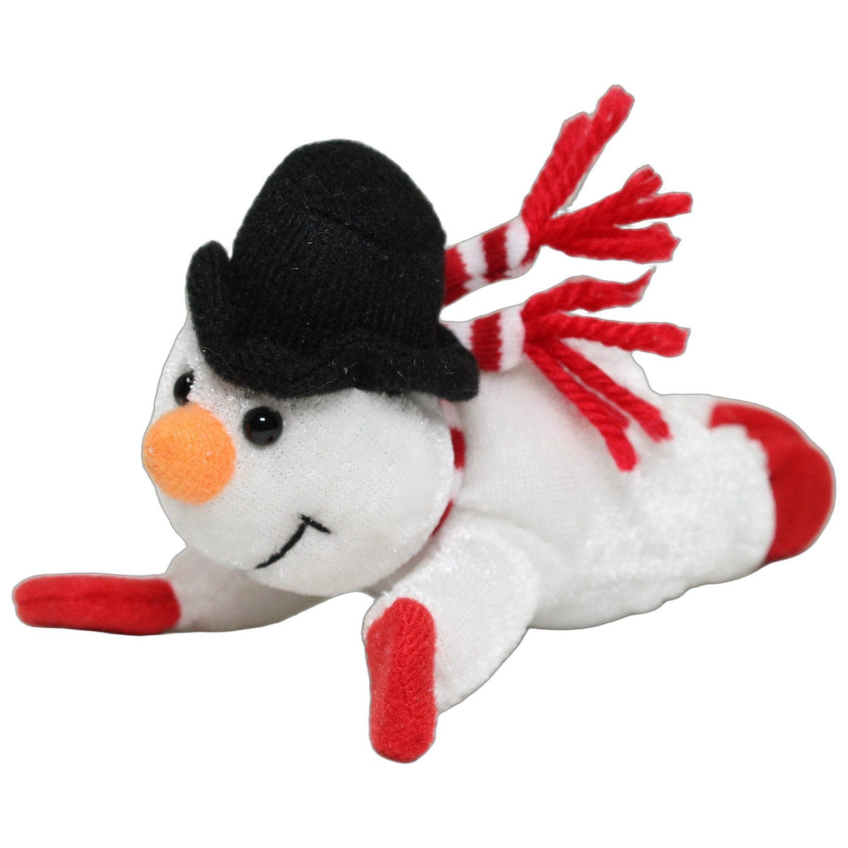 1237246 SIG Süßer Schneemann mit Magnethänden und Füßen Kuscheltier Kumpel Leo 17cm _Wieder Da_ ebay-stofftiere
