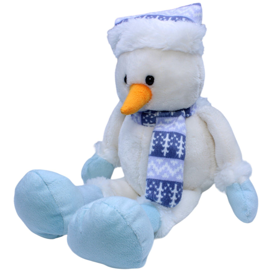 Kuschelfreund Süßer Schneemann mit Schal und Mütze