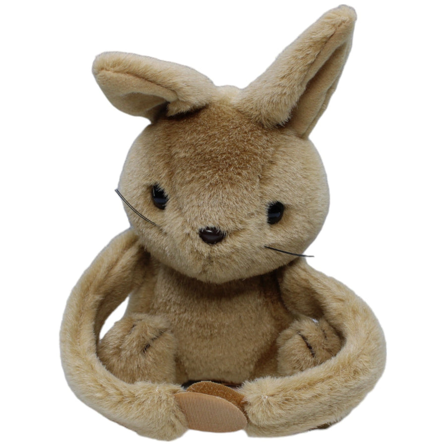 Hase mit Klett-Händen, sitzend