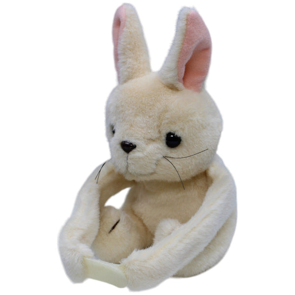 Beiger Hase mit Klett-Händen, sitzend
