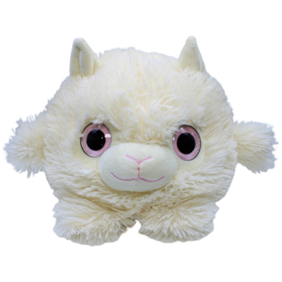 Lama beige, rund
