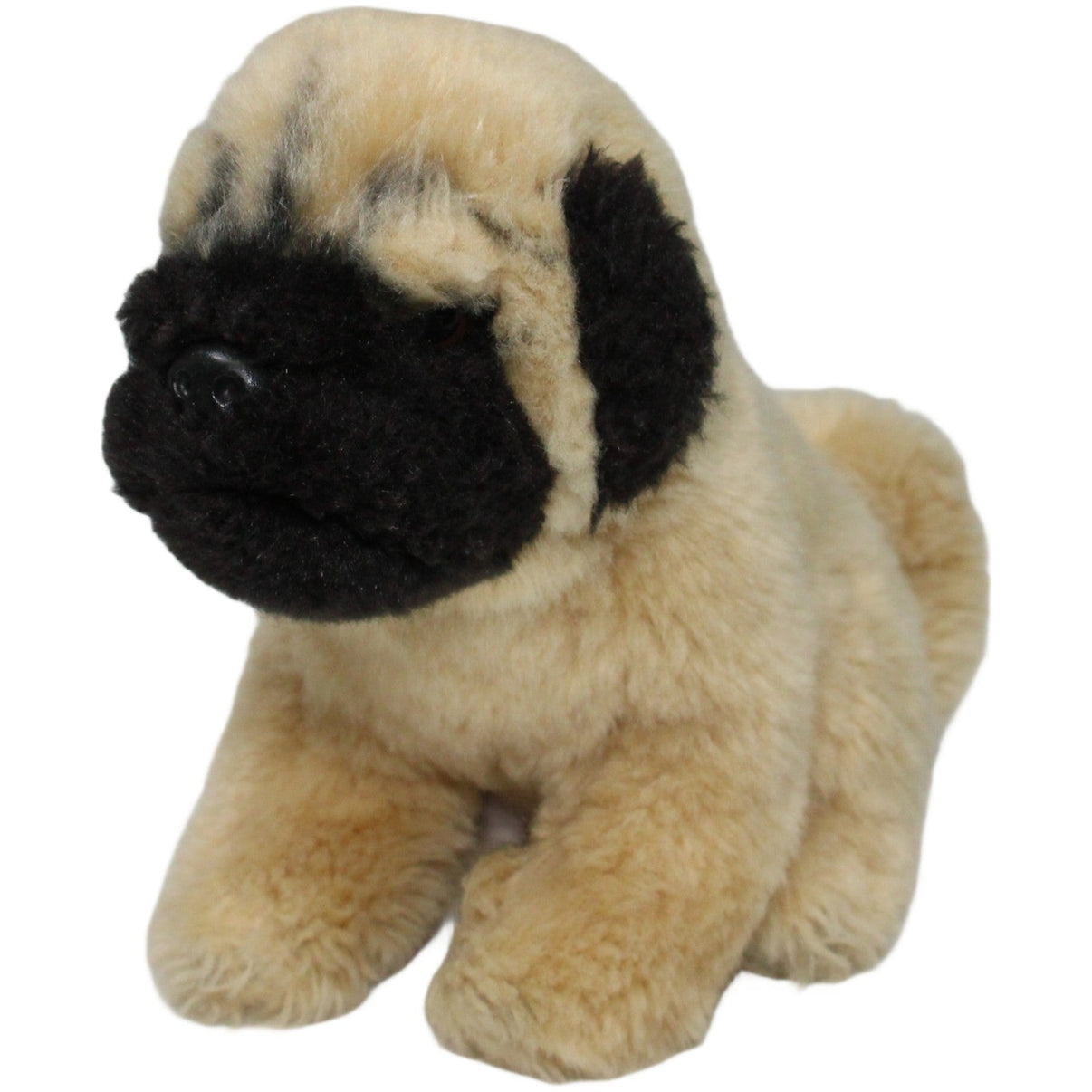 1237821 Teddy - Hermann Brauner Mops Welpe, sitzend Kuscheltier Kumpel Leo 15cm Braun ebay - stofftiere