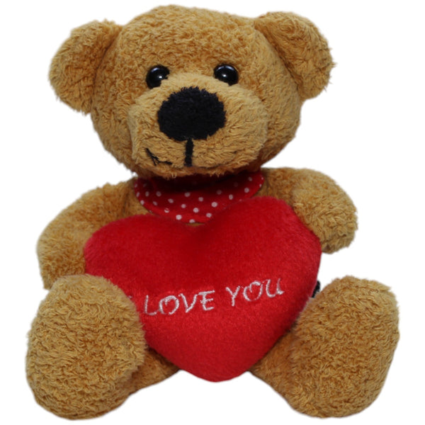 Teddybär mit "I LOVE YOU" Herz