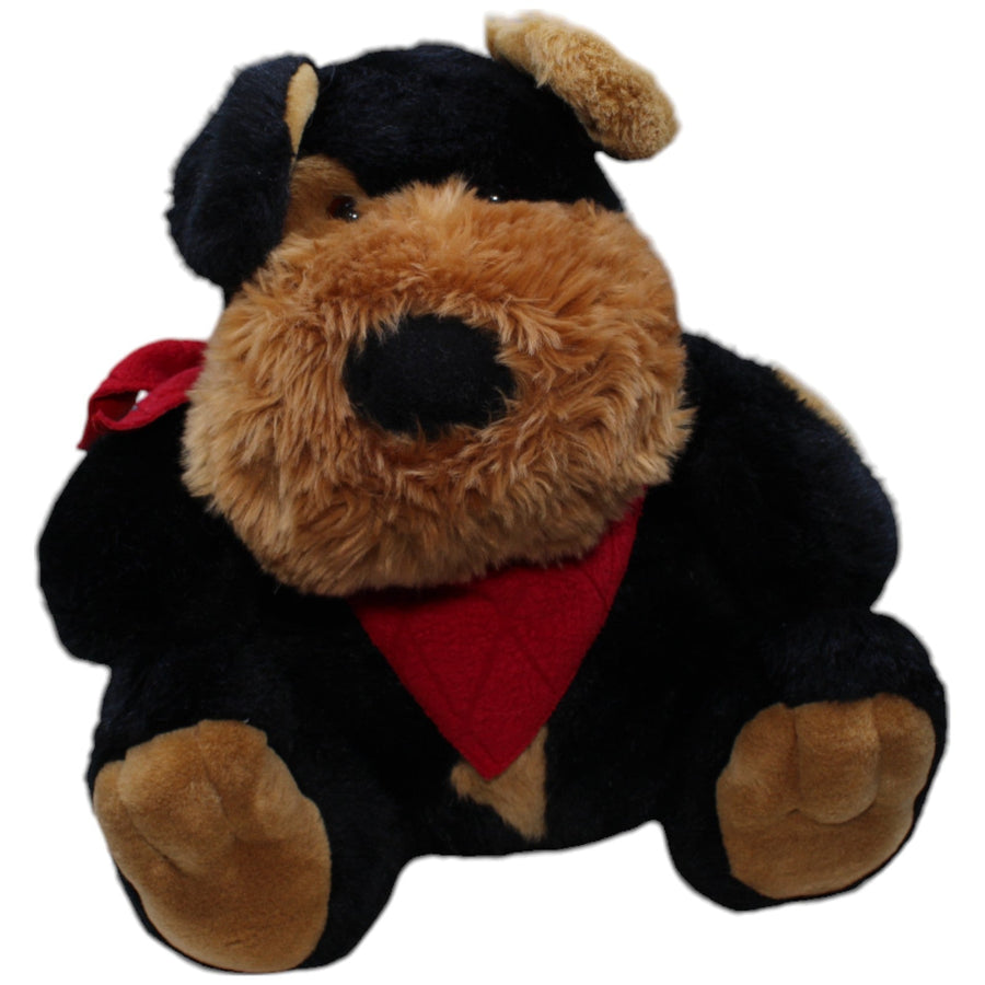 XL Rottweiler mit Halstuch, sitzend