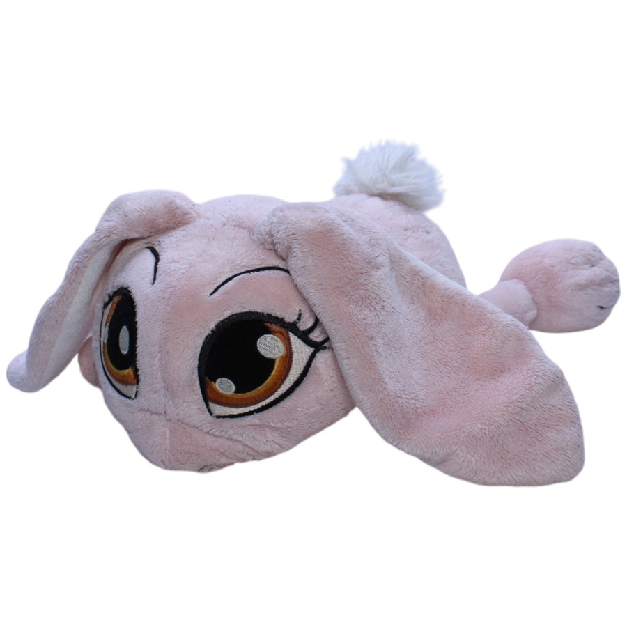 Liegender Hase, rosa