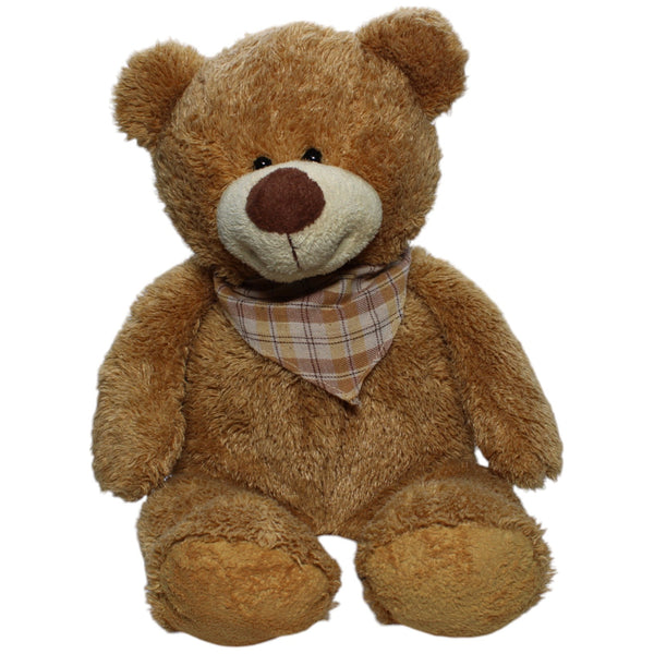 XL Teddybär mit Halstuch, sitzend