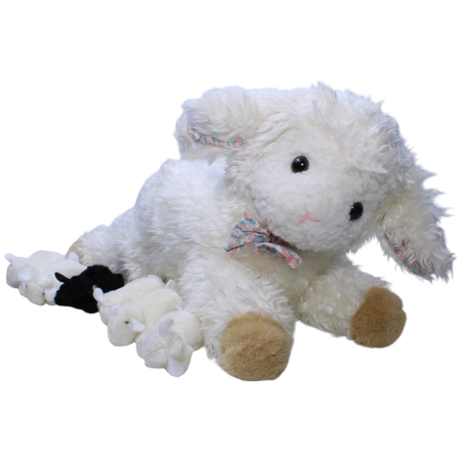 Mutter & Babys, Schaf mit 6 Babys