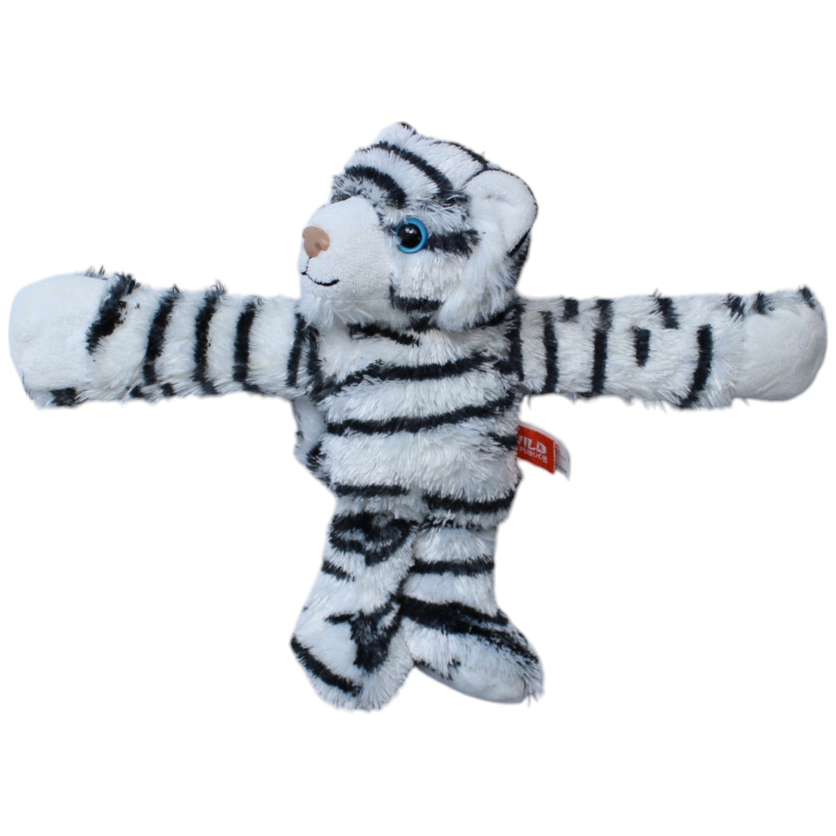 1238431 Wild Republic Weißer Tiger Schnapparmband Kumpel Leo Gebraucht