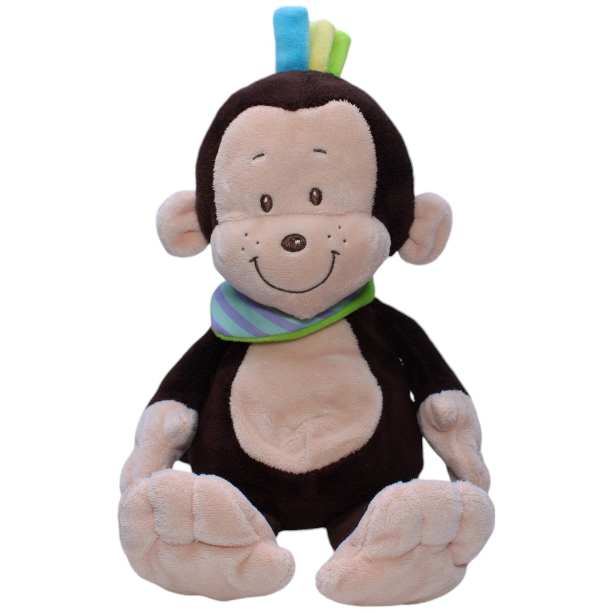 1238463 Besttoy Affe Halstuch & bunten Haaren Kuscheltier Kumpel Leo Gebraucht