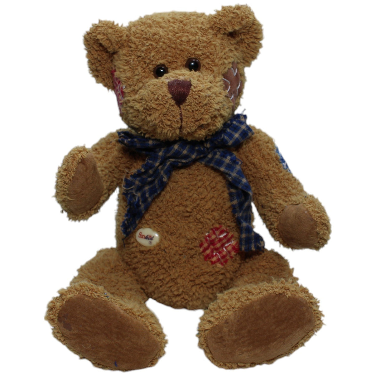 1238500 Sunkid Teddybär mit Patches Kuscheltier Kumpel Leo Bär Gebraucht Teddy