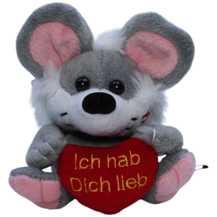 Maus Ravel mit Herz "Ich hab dich lieb"