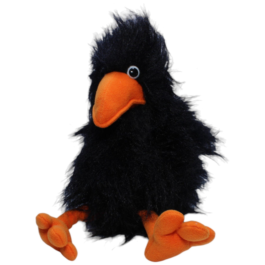 Zotteliger Rabe, schwarz