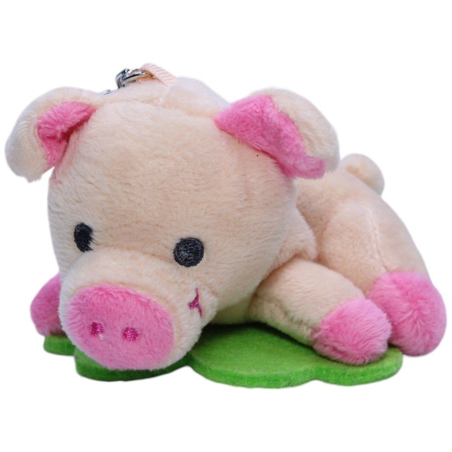 Glücksschwein auf Kleeblatt