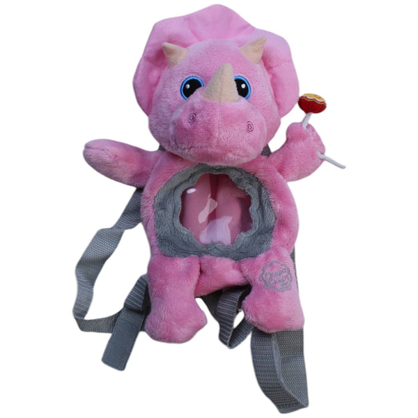 Triceratops mit Lutscher, rosa