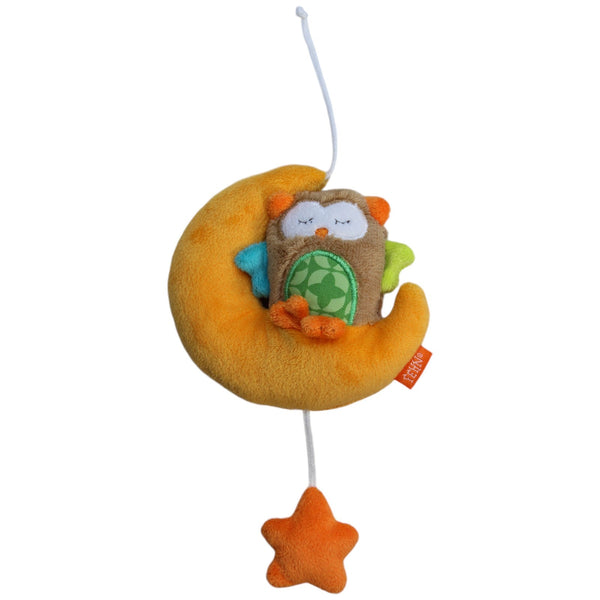 Eule auf Mond