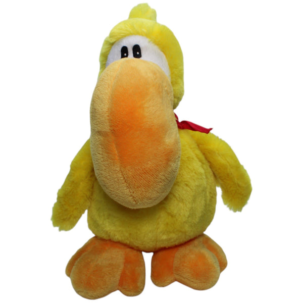 Gelber Vogel mit großem Schnabel