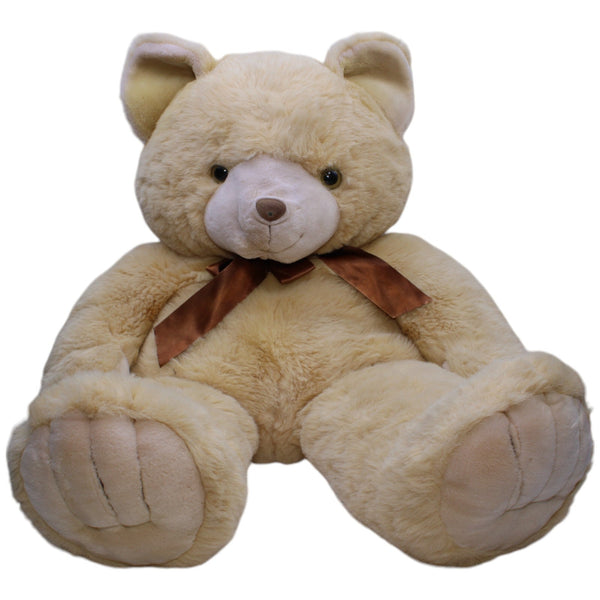 XXXL Teddybär mit brauner Schleife
