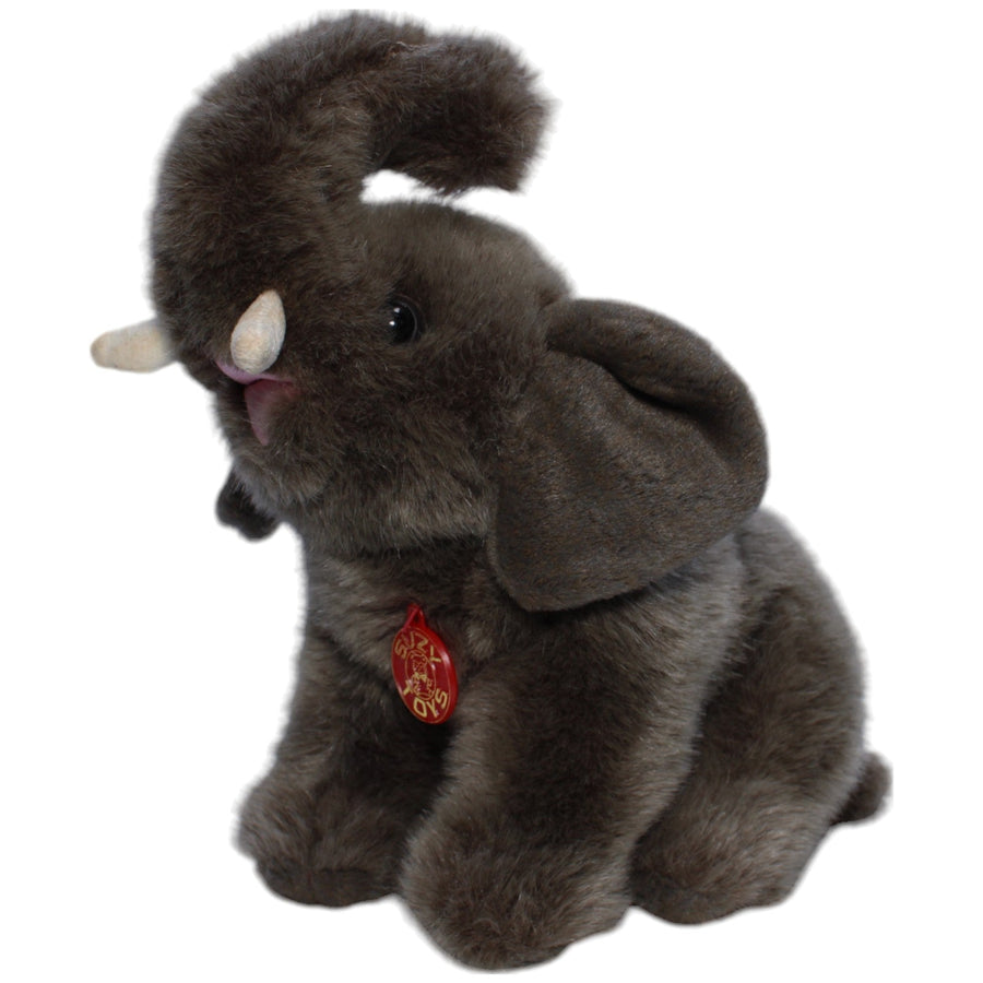 Süßer sitzender Elefant, braun