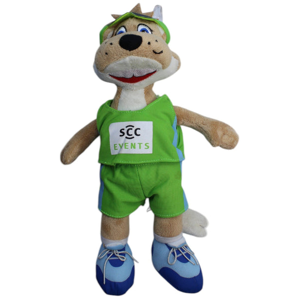 SCC Events Wiesel Fridolin FRIDO Flink in Sportkleidung