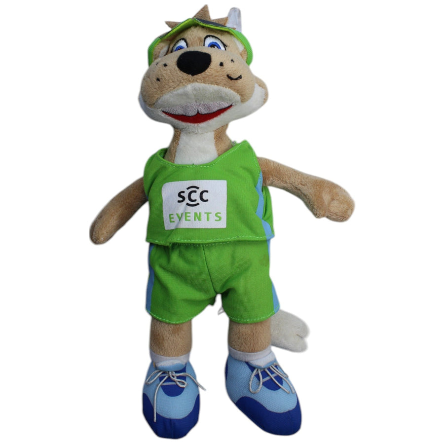 SCC Events Wiesel Fridolin FRIDO Flink in Sportkleidung