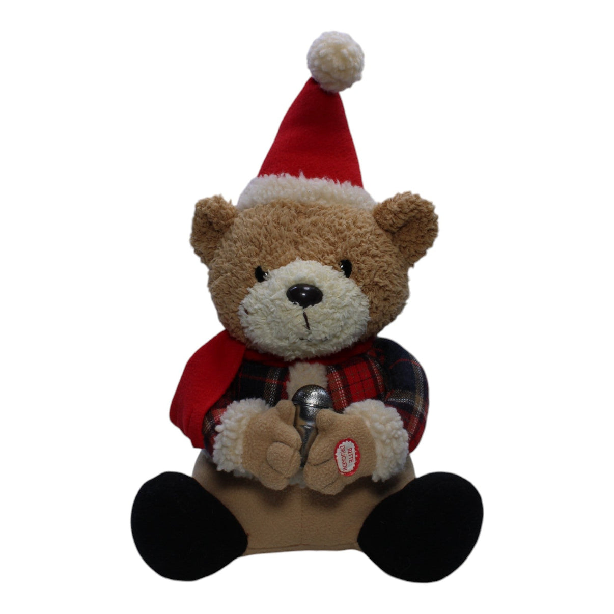 1239725 Bastitoy Singender Weihnachts - Teddybär Kuscheltier Kumpel Leo Bär Gebraucht Teddy