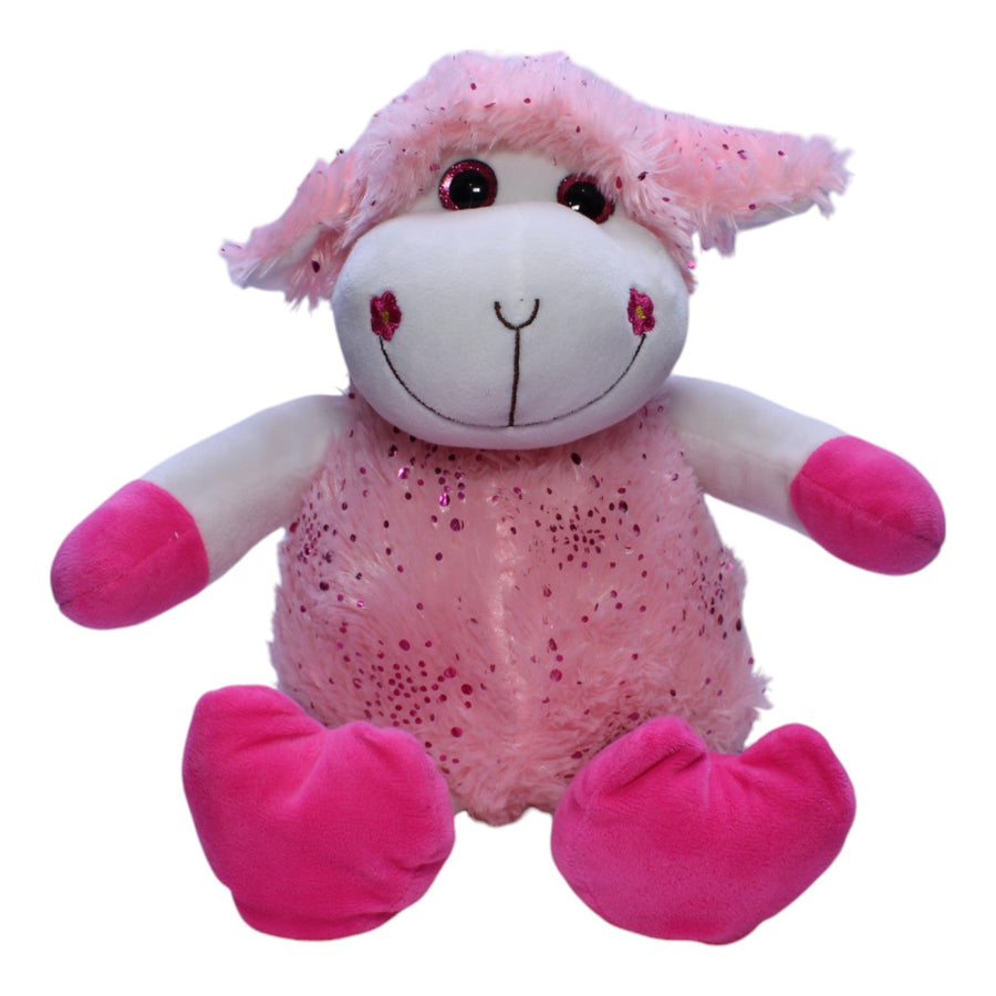 XL Pinkes Glitzer Schaf