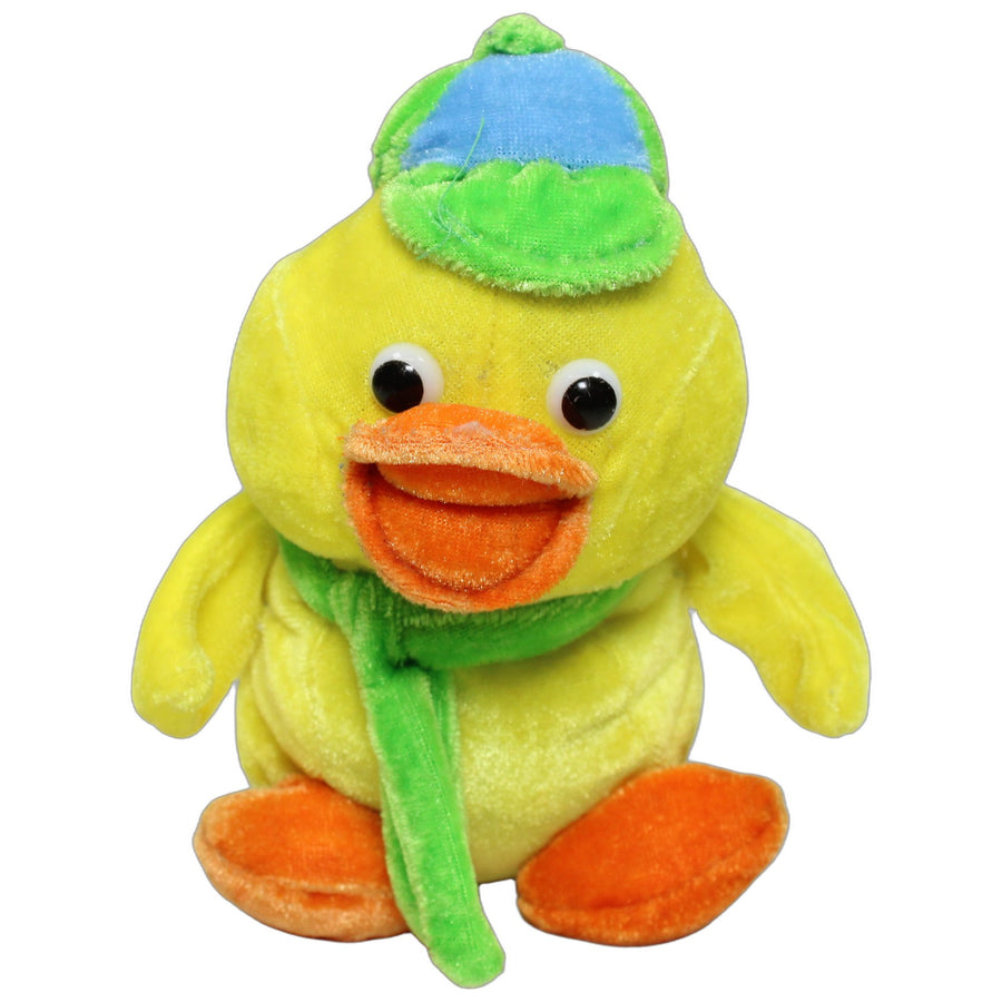 Niedlicher Küken mit bunter Mütze