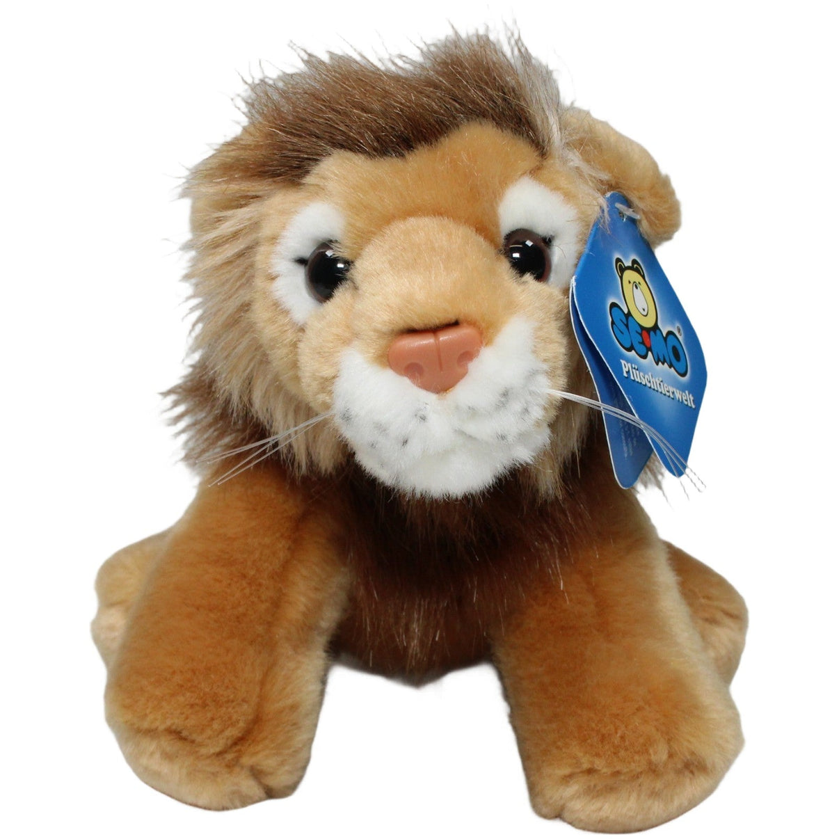 4023172008700 SEMO Schöner Löwe, sitzend Kuscheltier Kumpel Leo 18cm Beige Braun