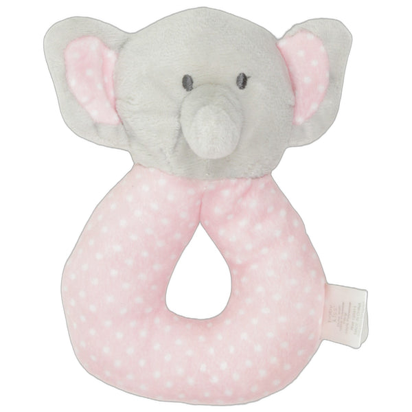 baby kiss, niedlicher rosa Elefant mit Punkten