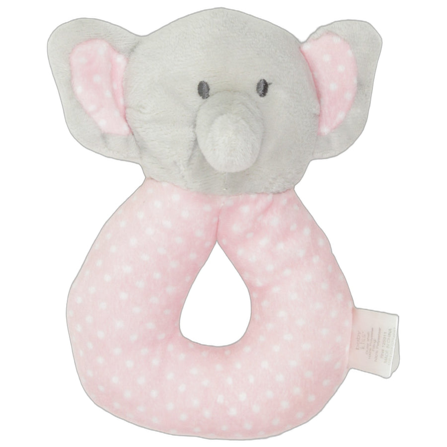 baby kiss, niedlicher rosa Elefant mit Punkten