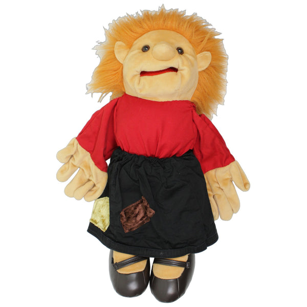 XXL Puppe mit orangen Haaren