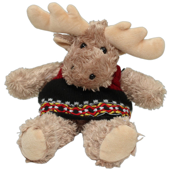 Elch mit gestricktem Pullover