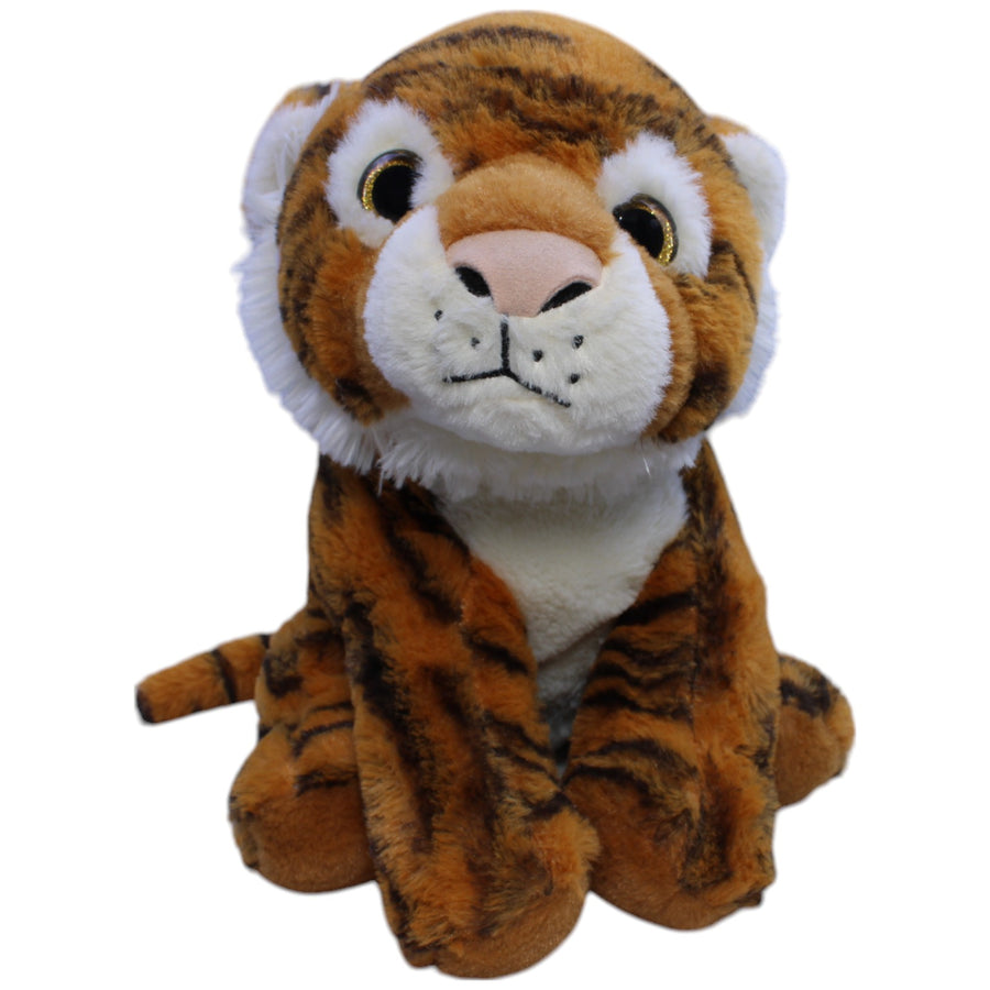 Action, süßer Tiger mit Glitzer-Augen