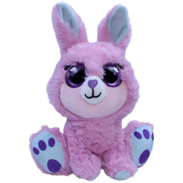 Ojo, rosa Hase mit Glitzer-Augen
