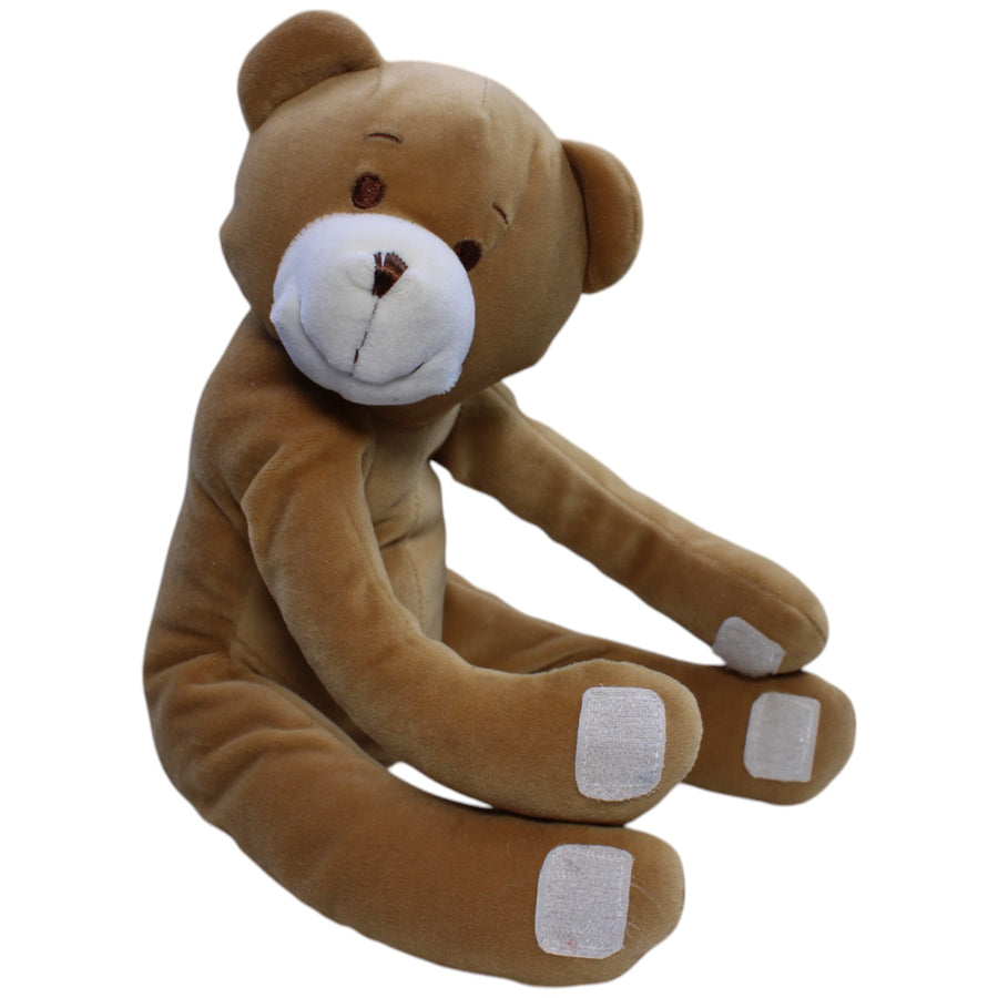 Süßer Teddybär mit Klett an Händen und Beinen