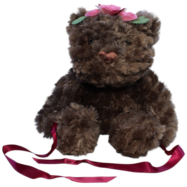 Teddybär mit Blumen Haarband & Band