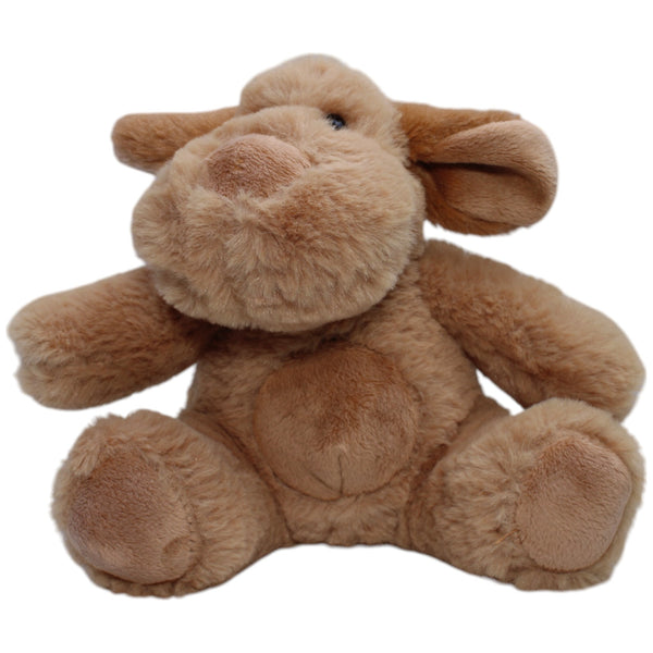 Kleiner brauner Hund, sitzend