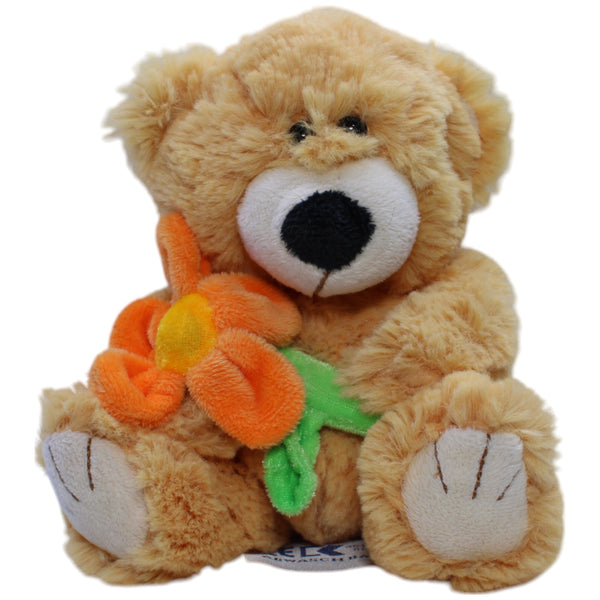 Bär mit Blume, sitzend