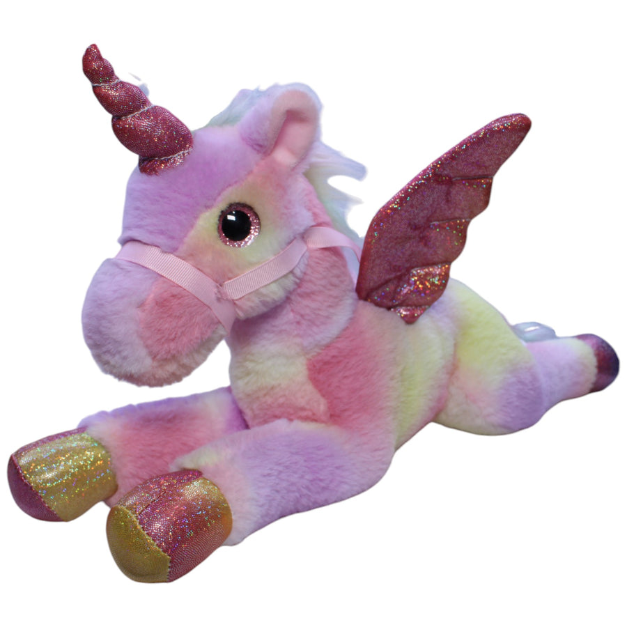 XL Alicorn mit Zaumzeug, bunt