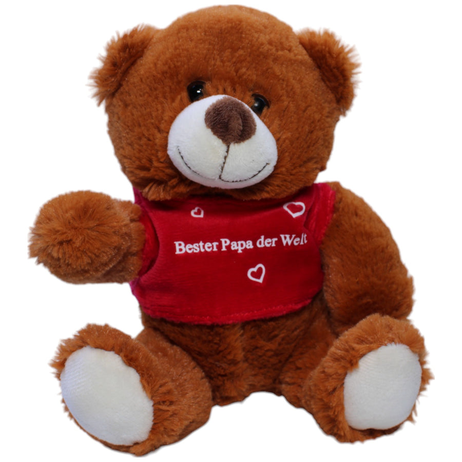 Süßer Teddybär mit Shirt "Bester Papa der Welt"