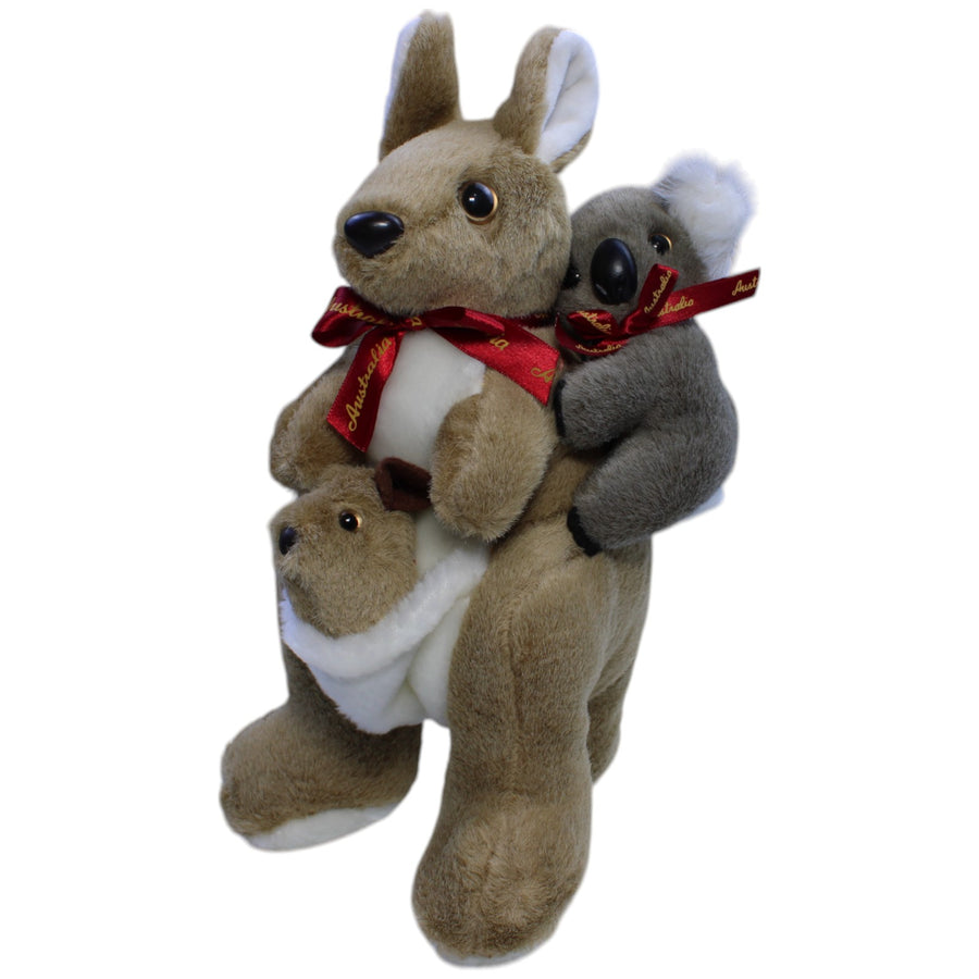 Känguru mit Baby und Koala