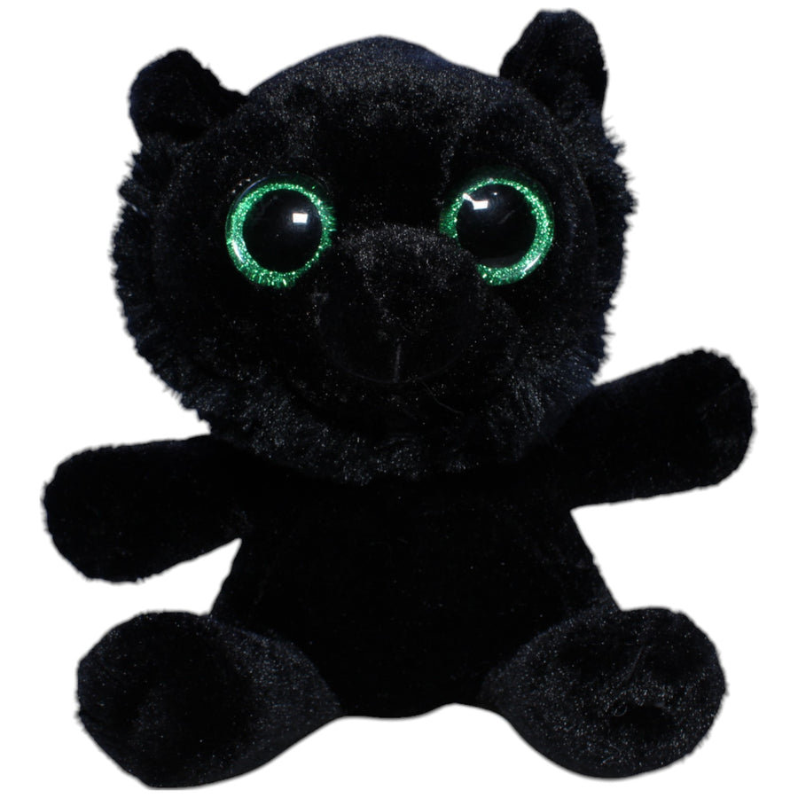 Süßer Panther mit Glubschaugen, sitzend