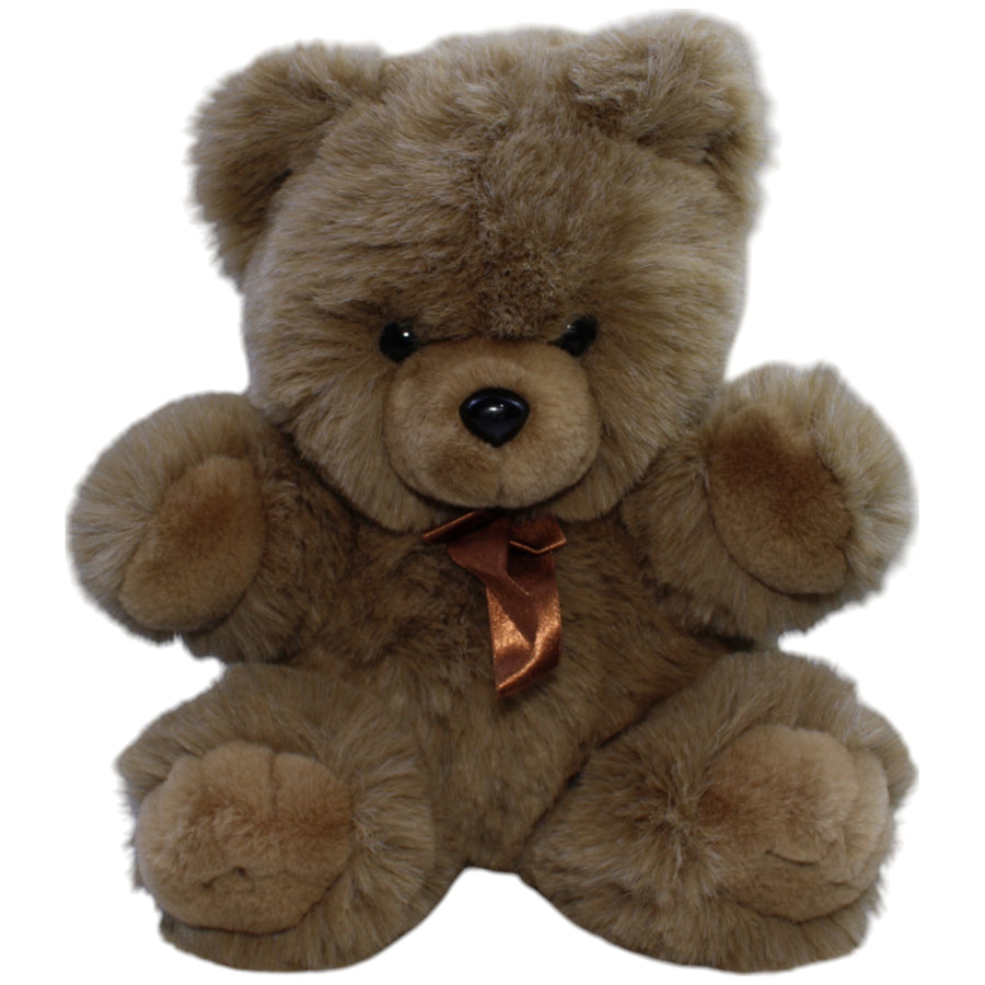 Großer Teddybär mit Schleife, sitzend