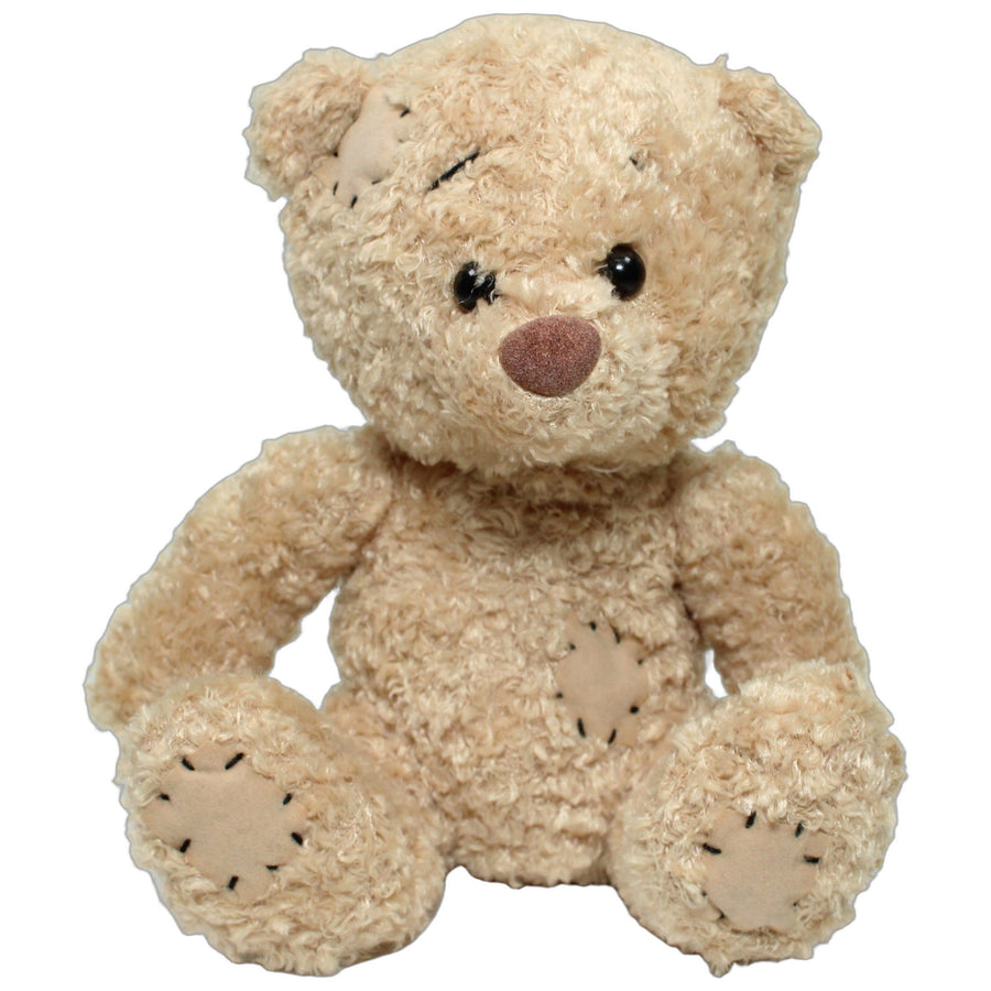 Beiger Teddybär mit Patches
