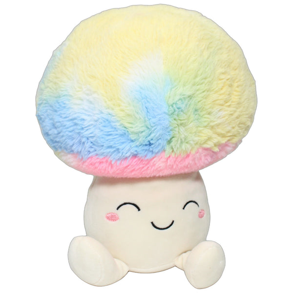 Cares, niedlicher squishy Pilz mit buntem Hut